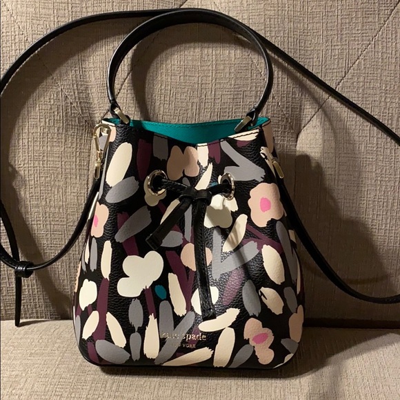 NWT Kate Spade Small Bucket Floral Bag - Picture 3 of 8